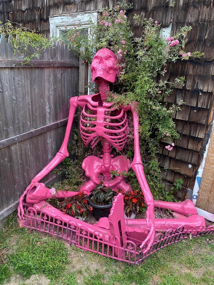 Skeleton Zen Garden Planter