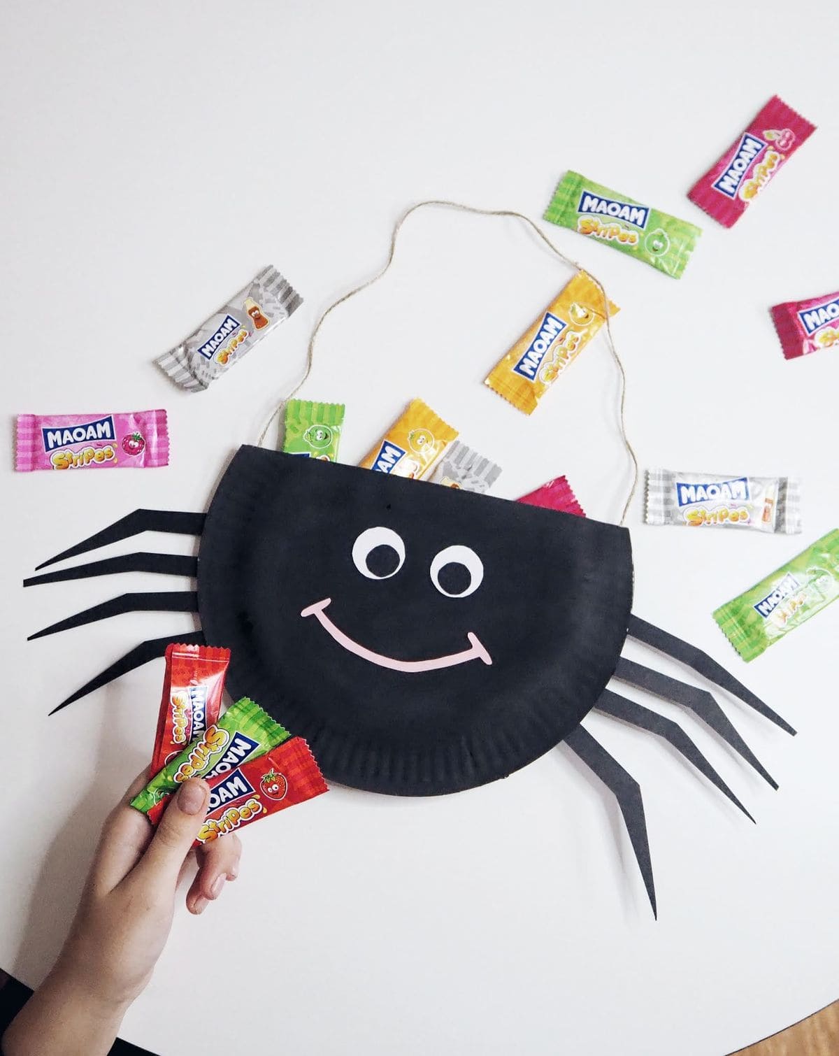 Smiling Spider Candy Holder