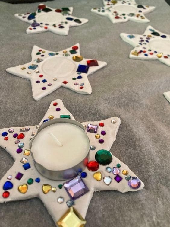 Sparkling Star Tea Light Holders