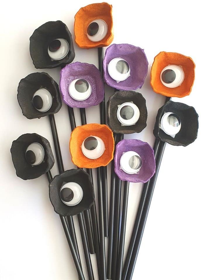 Spooky Eyeball Flower Stems