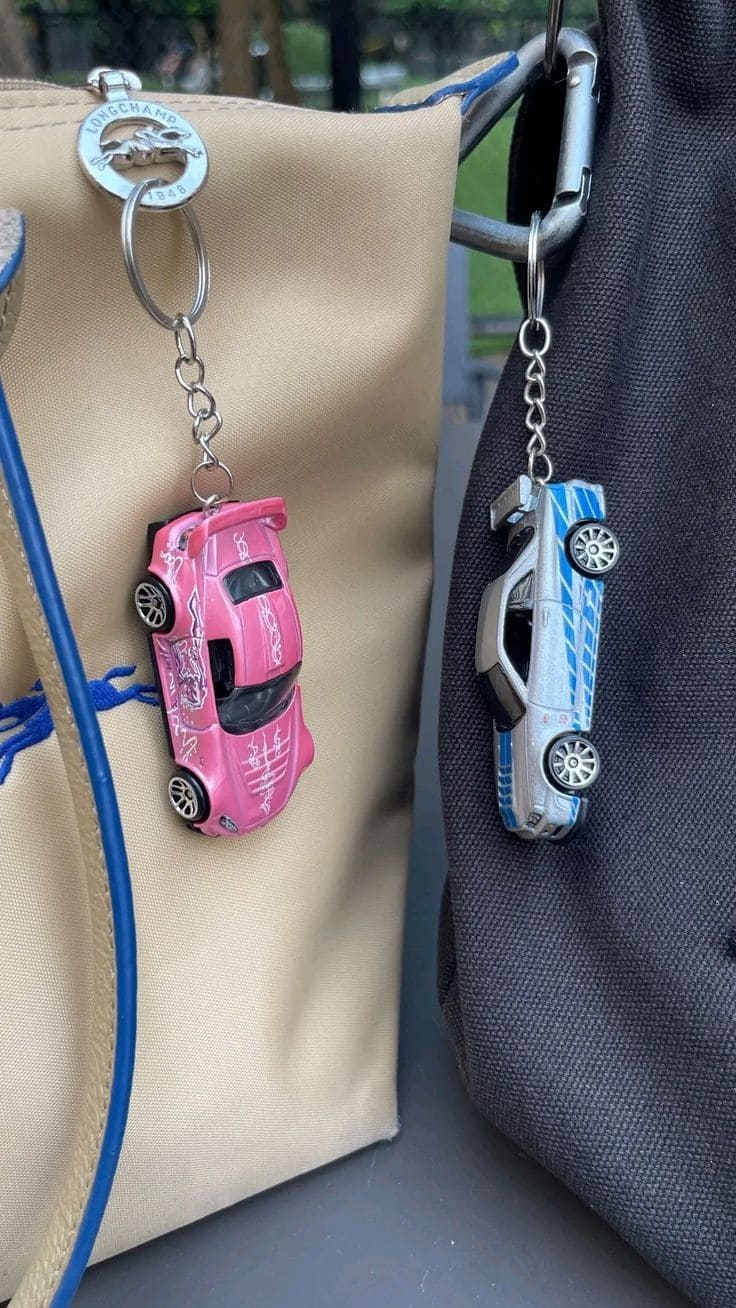 Toy Car Keychains