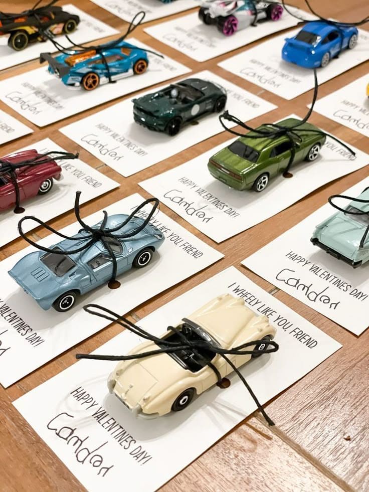 Valentines Toy Car Cards