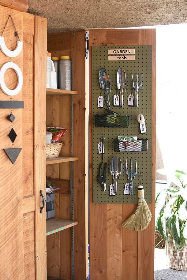 Vertical Pegboard Tool Station