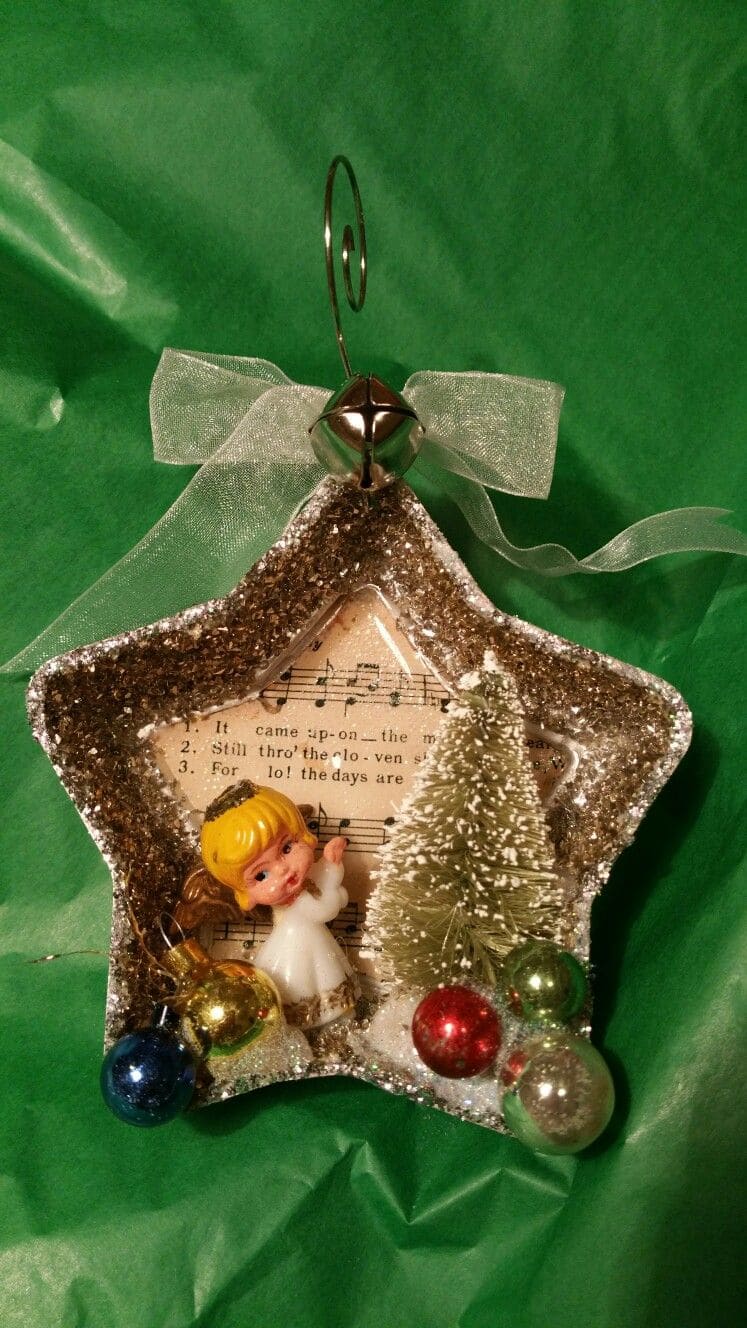 Vintage Angel Cookie Cutter Diorama