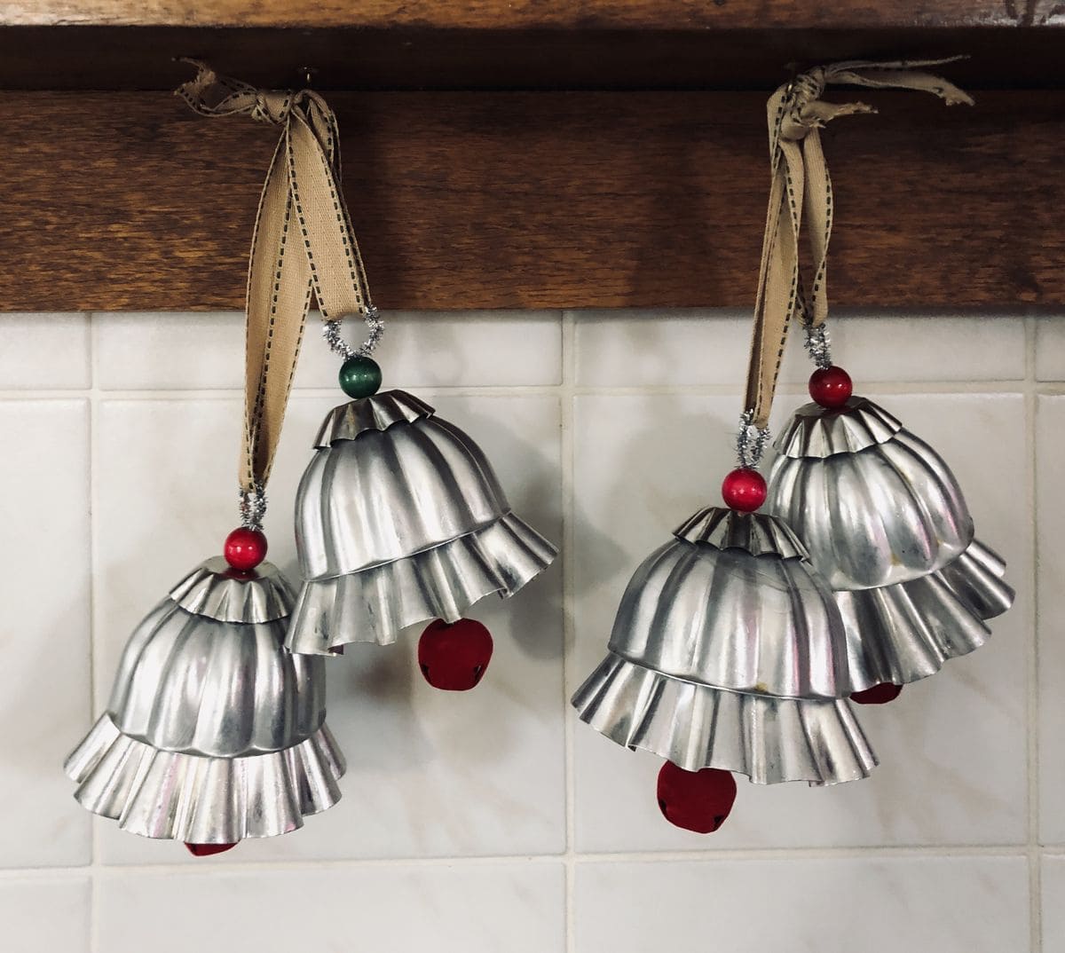 Vintage Tart Pan Jingle Bells