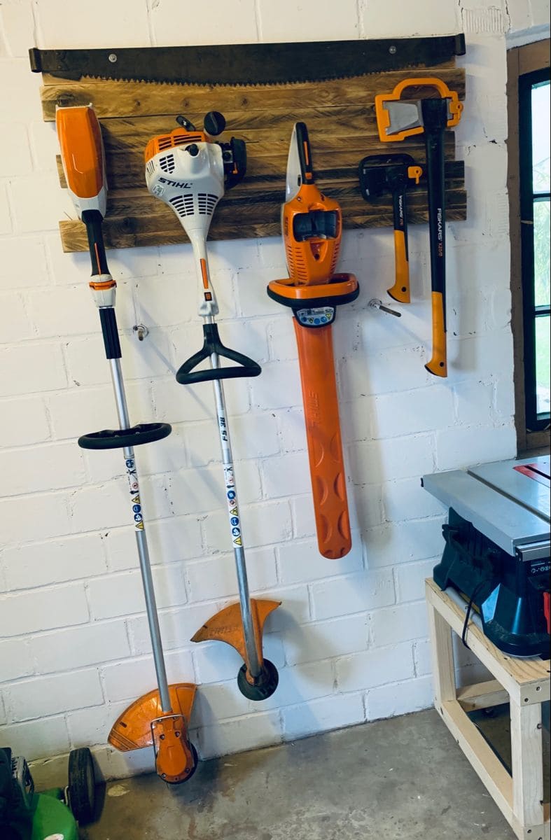 Wall-Mounted Power Tool Board