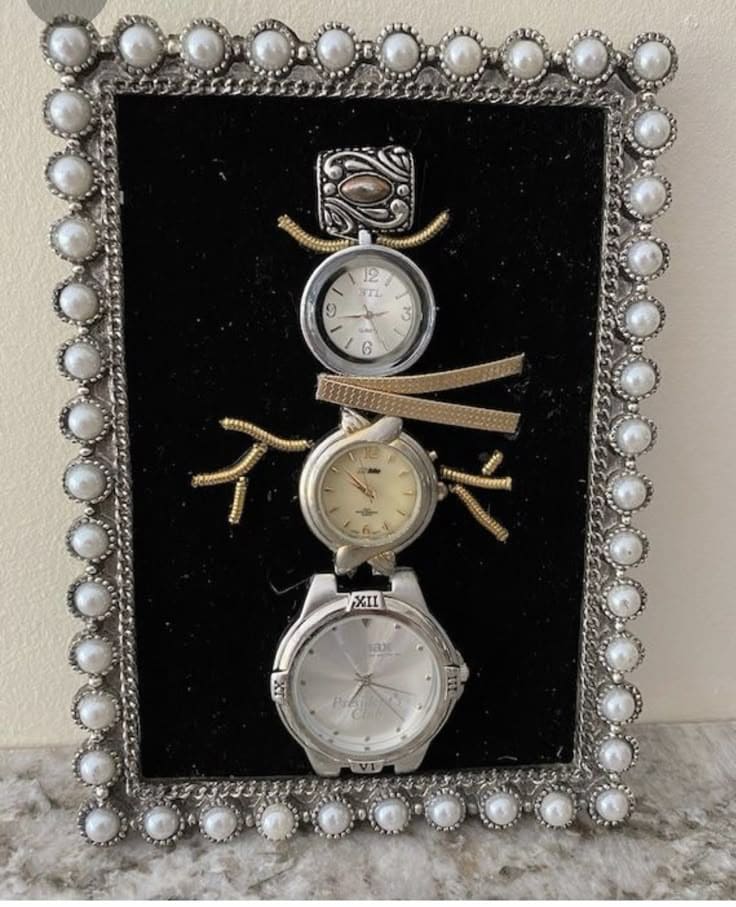 Watch Face Snowman Art