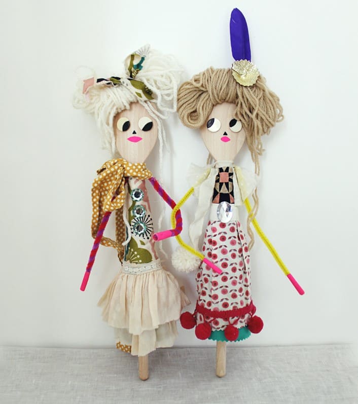Whimsical Spoon Puppet Dolls