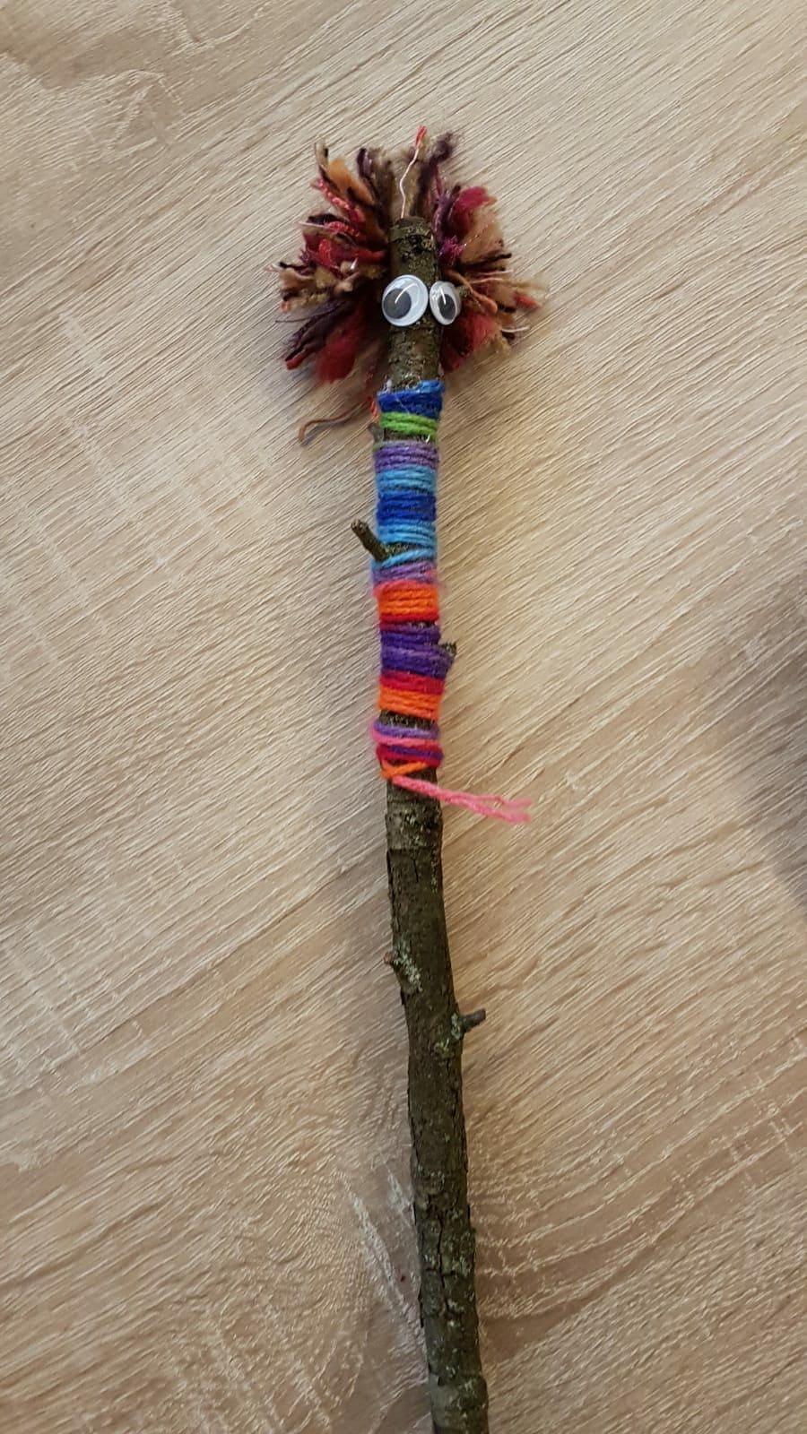Whimsical Woodland Yarn Wand
