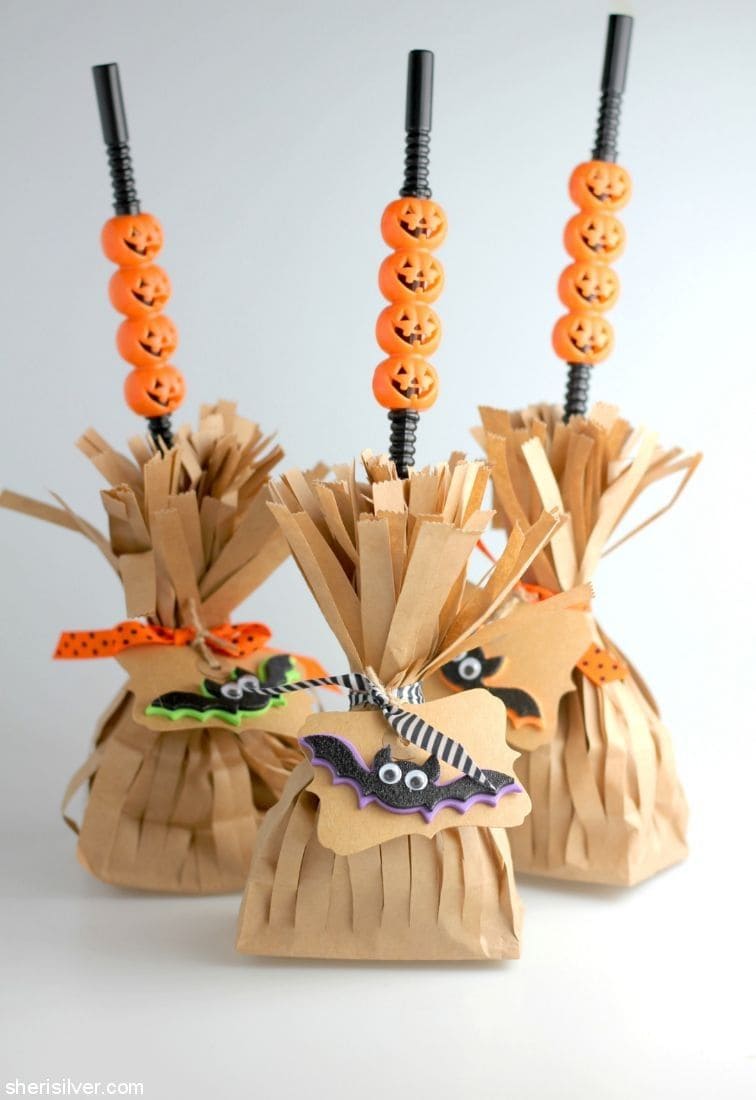 Witchs Broomstick Treat Bags