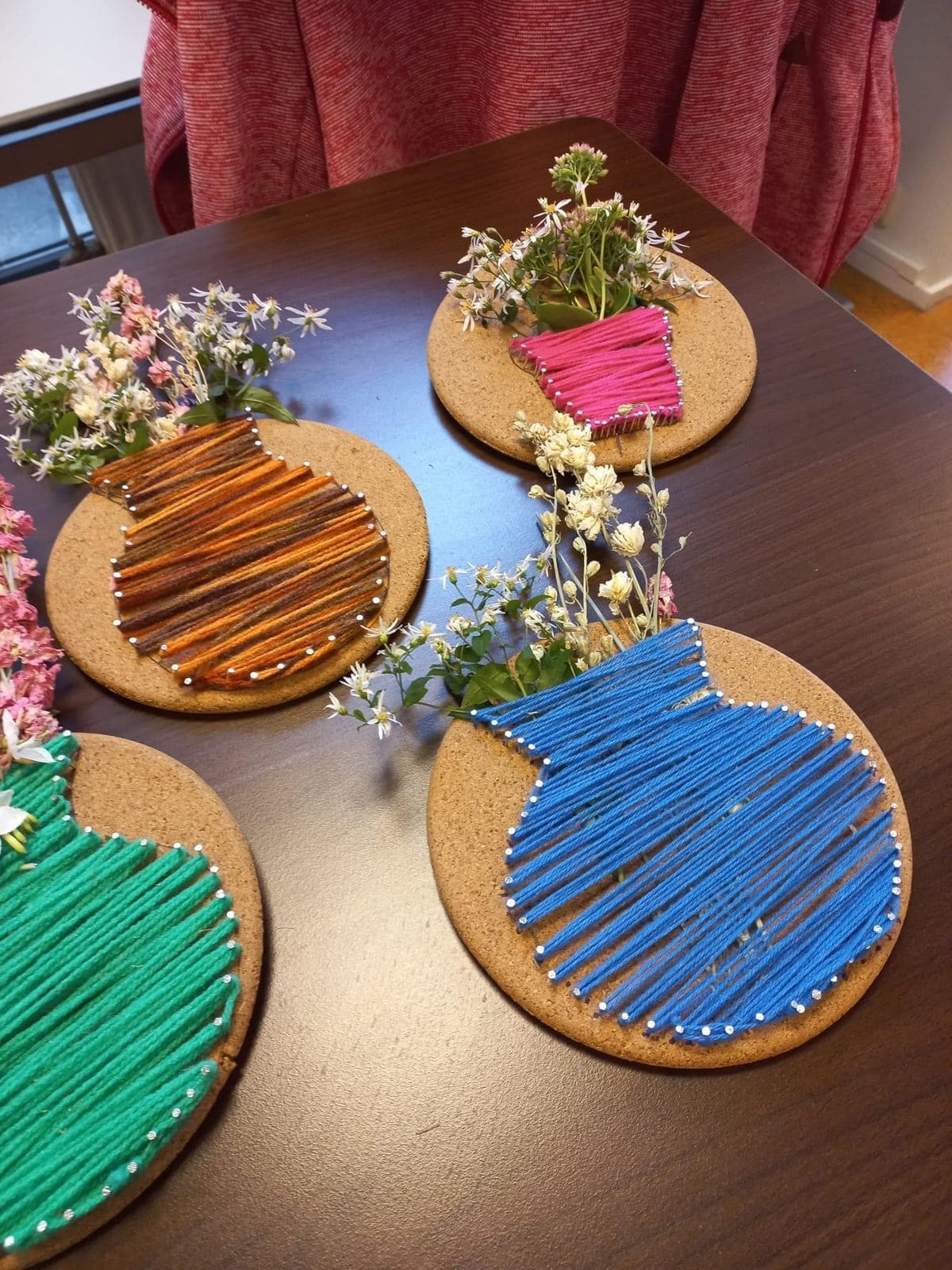 Yarn Vase Flower Boards