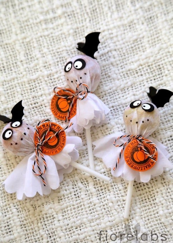 Bat Ghost Lollipops