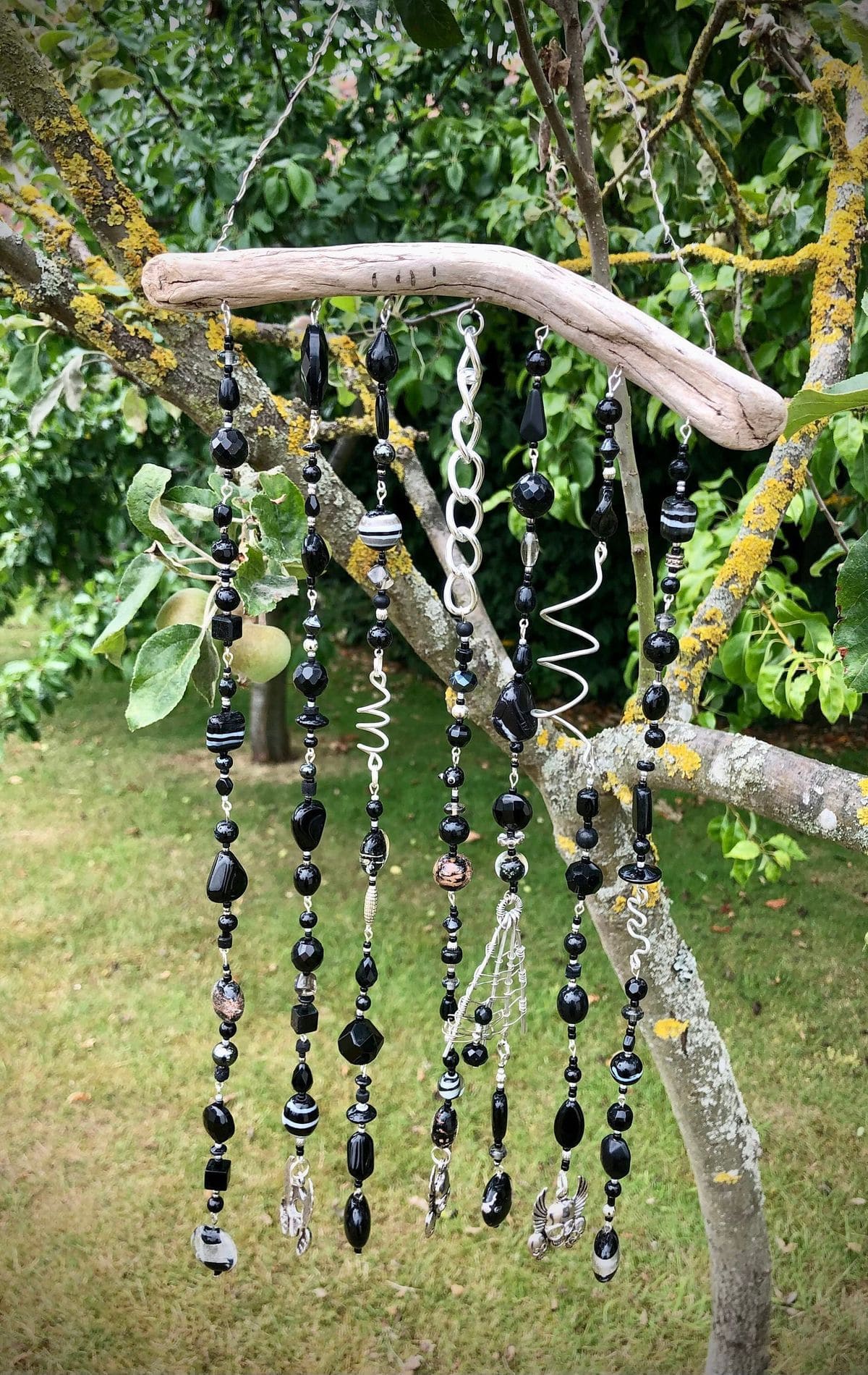 Beaded Black Magic Wind Chime