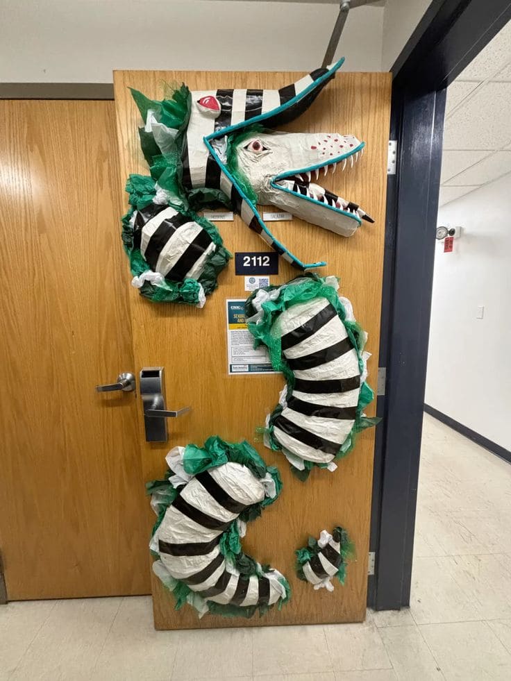 Beetlejuice Sandworm Attack Door