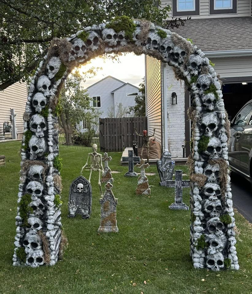 Bone-Covered Skull Archway
