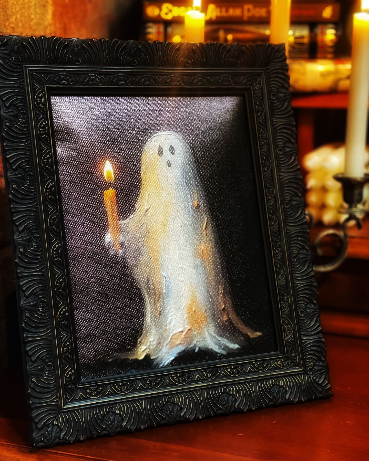 Candlelit Ghost Portrait