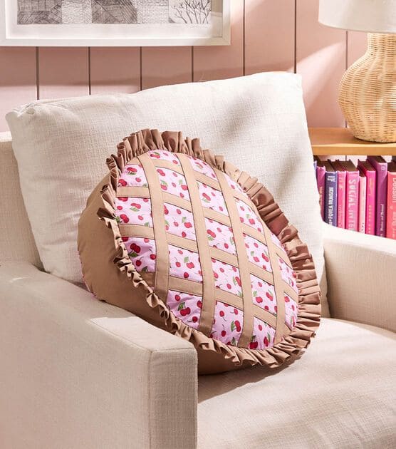 Cherry Pie Lattice Pillow