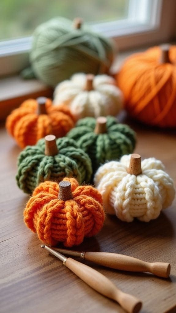 Chunky Crochet Pumpkins