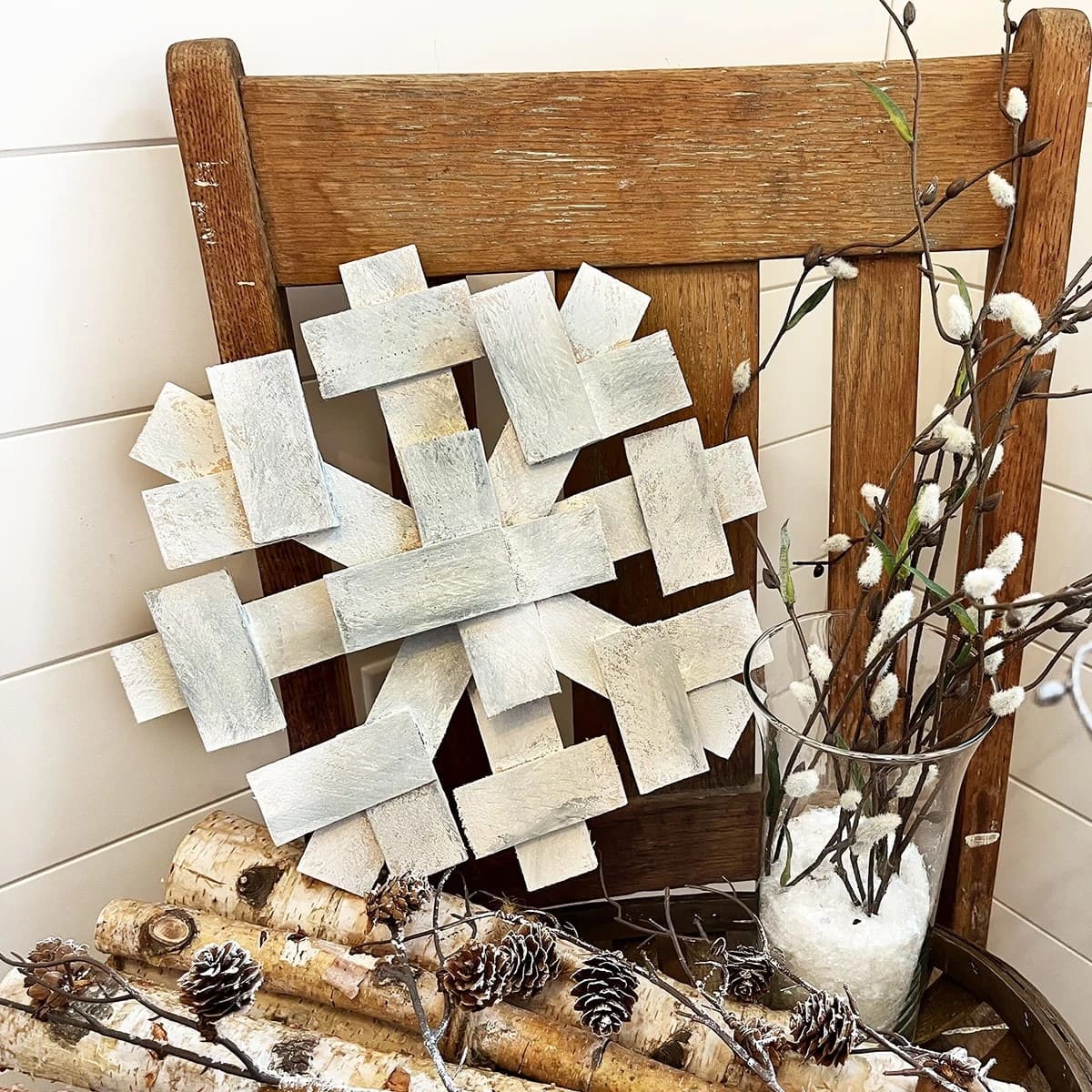 Chunky Rustic Snowflake
