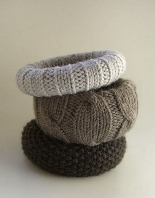 Chunky Sweater Bangle Bracelets