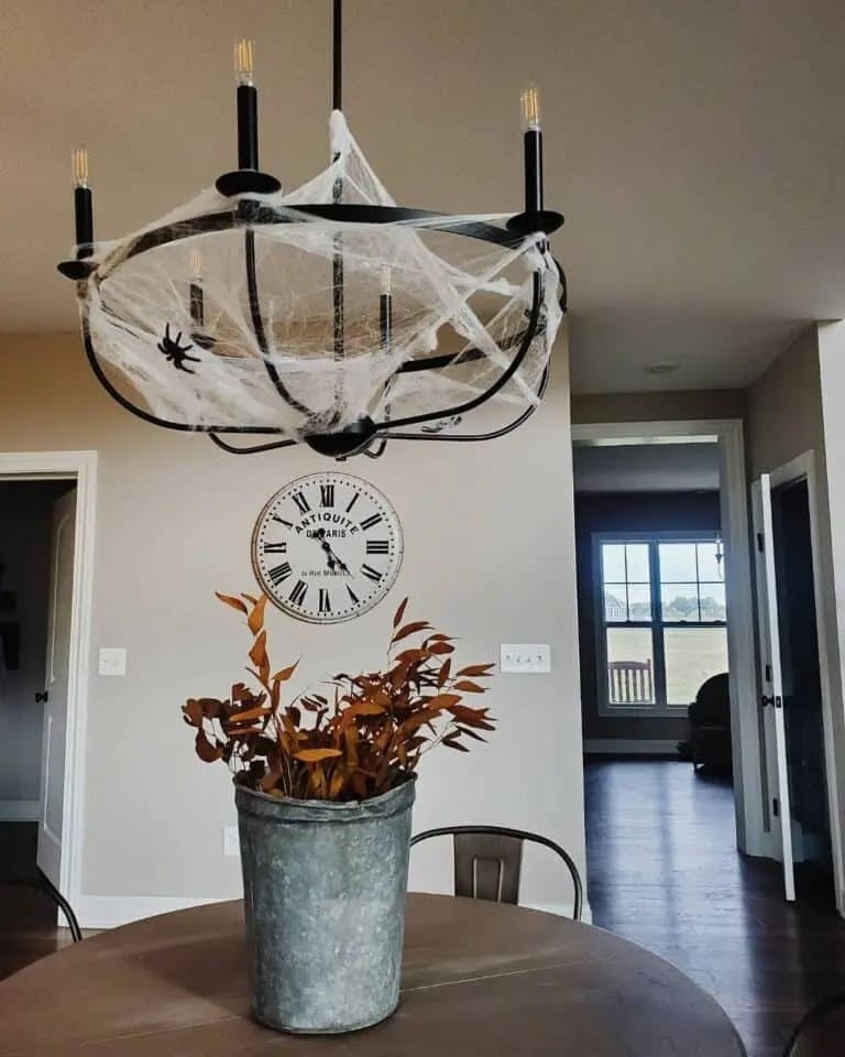 21 Halloween Chandelier Ideas to Make Your Ceiling the Star of the Scare