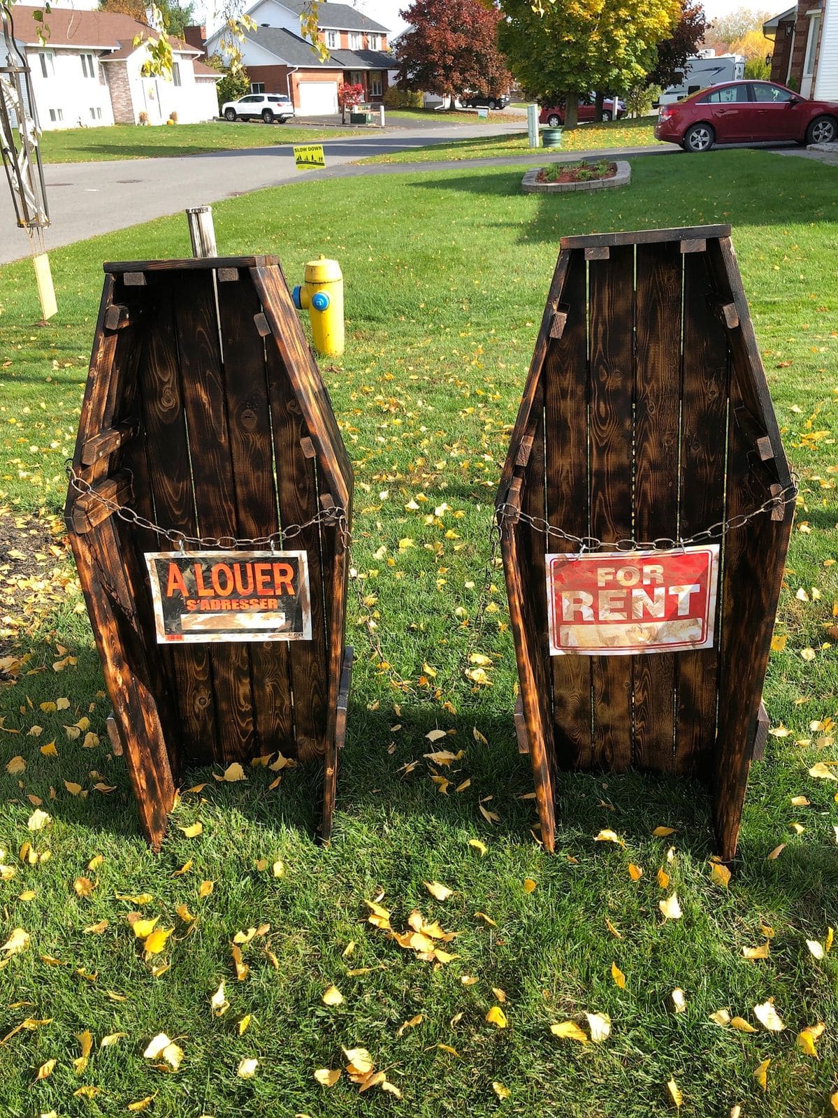 Coffins “For Rent”