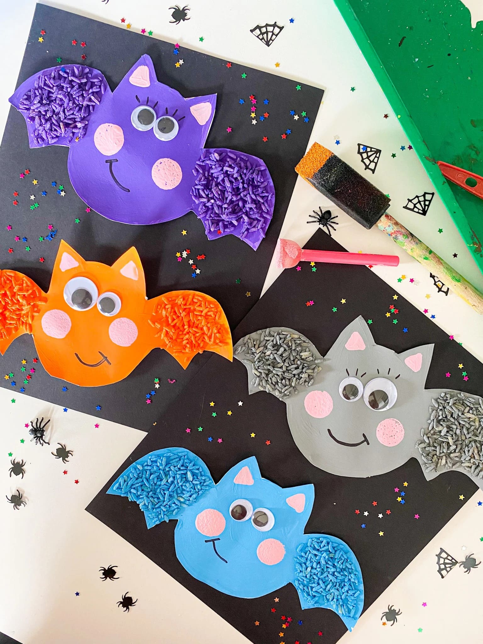 Colorful Rice-Wing Bats