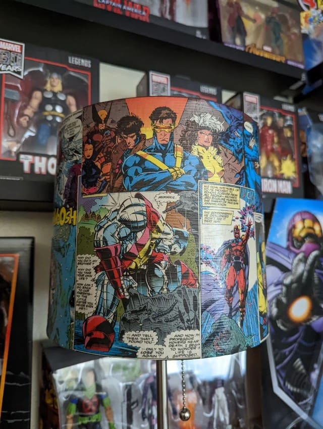 Comic Book Lampshade