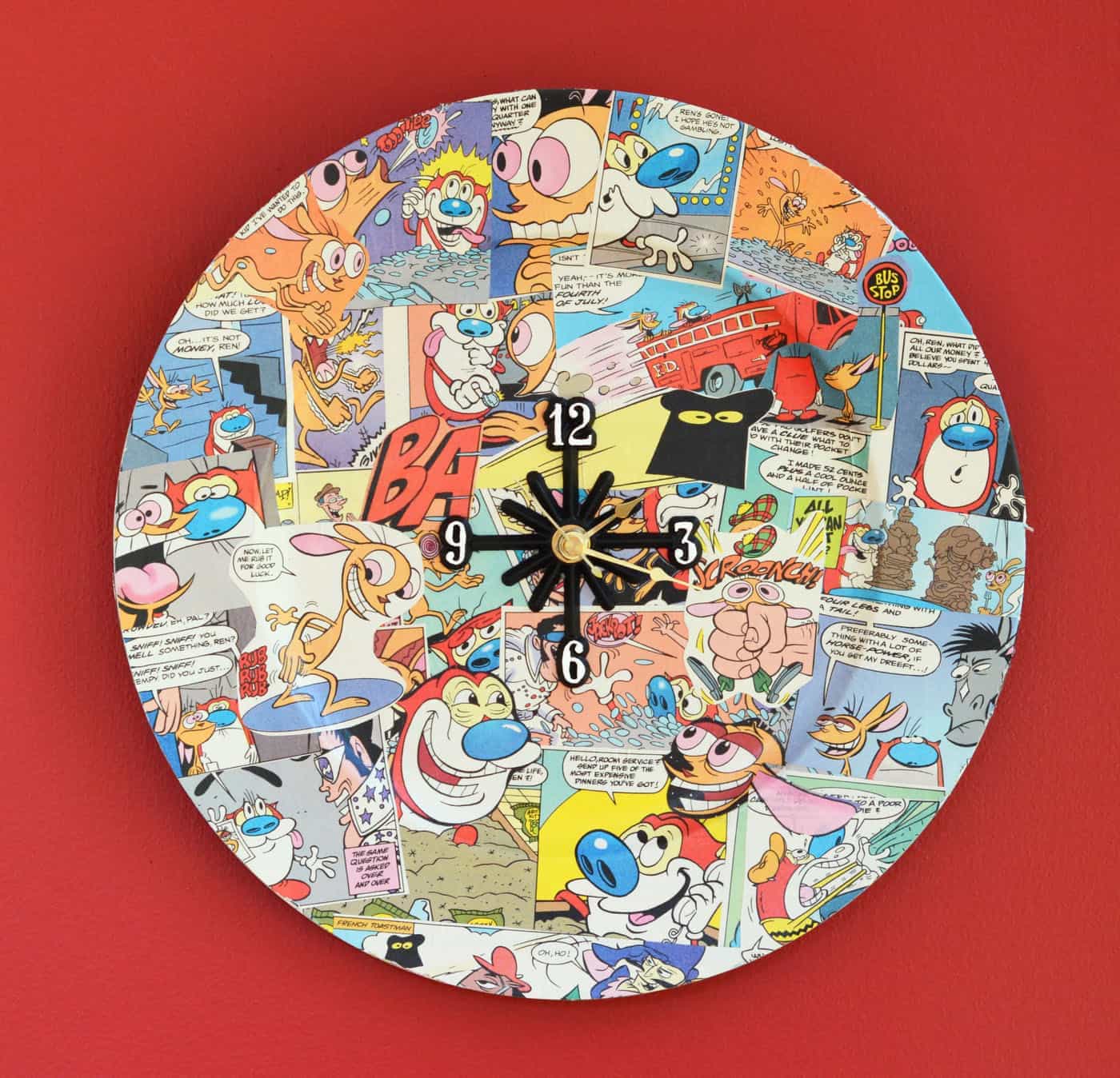 Comic Book Wall Clock