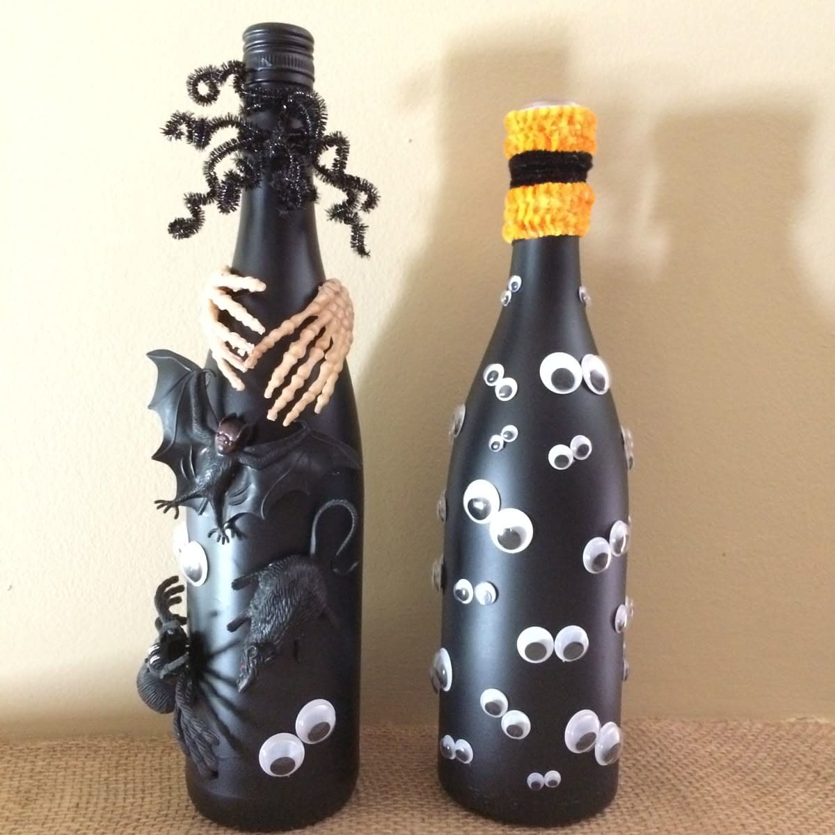 Creepy Creature Halloween Bottle
