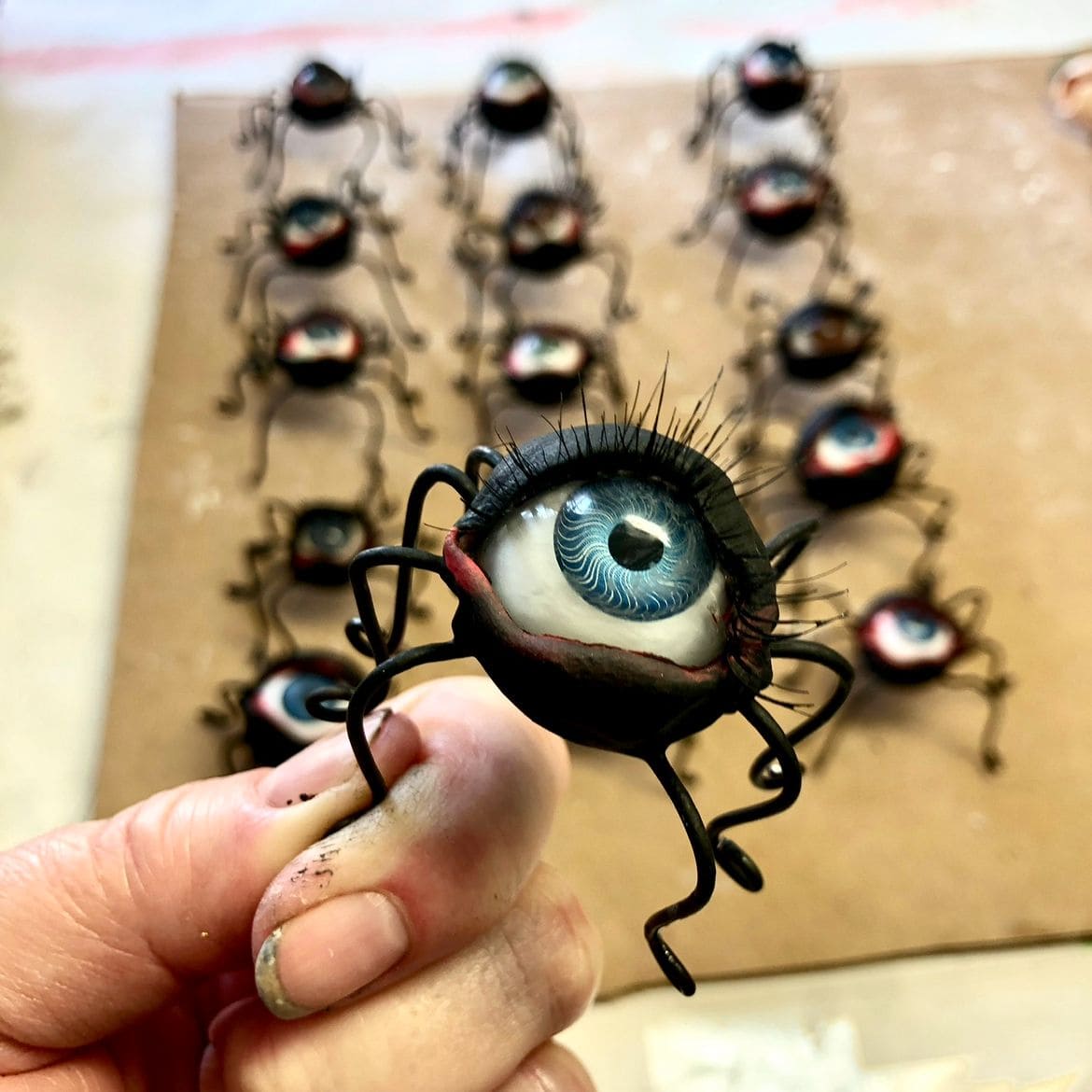Creepy Eyeball Spiders