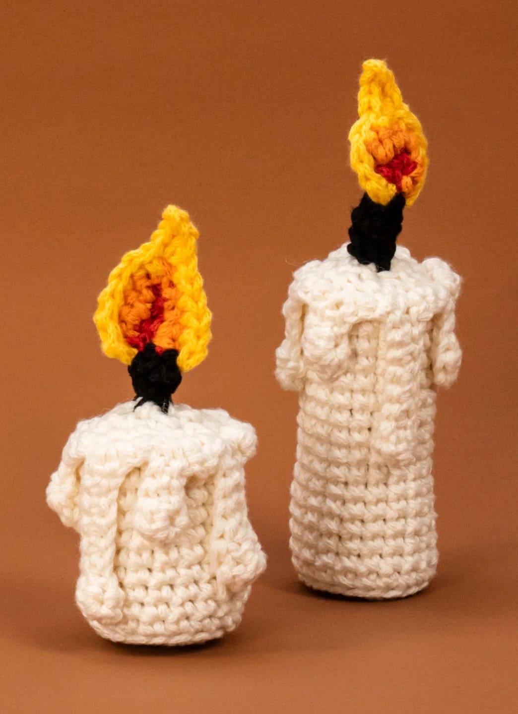 Crochet Dripping Candle Decoration