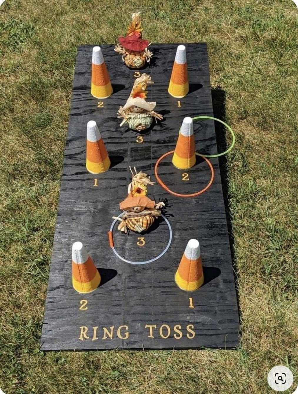 DIY Fall Ring Toss Game