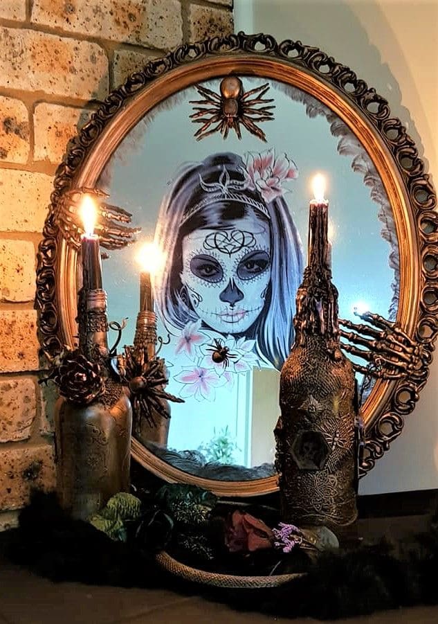 Día de los Muertos Spirit Mirror