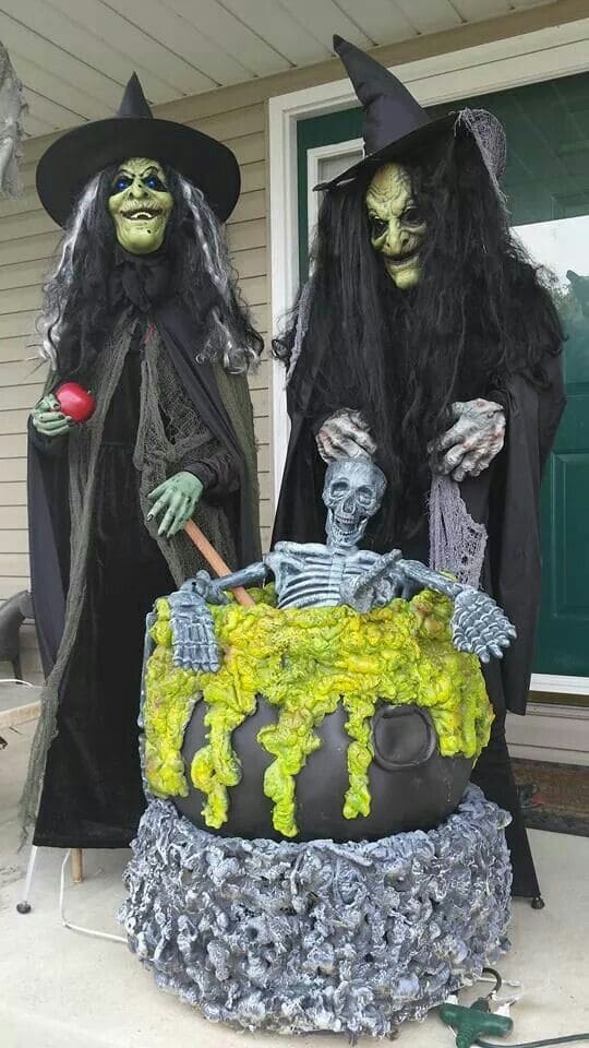 Double Trouble Witch Cauldron Scene