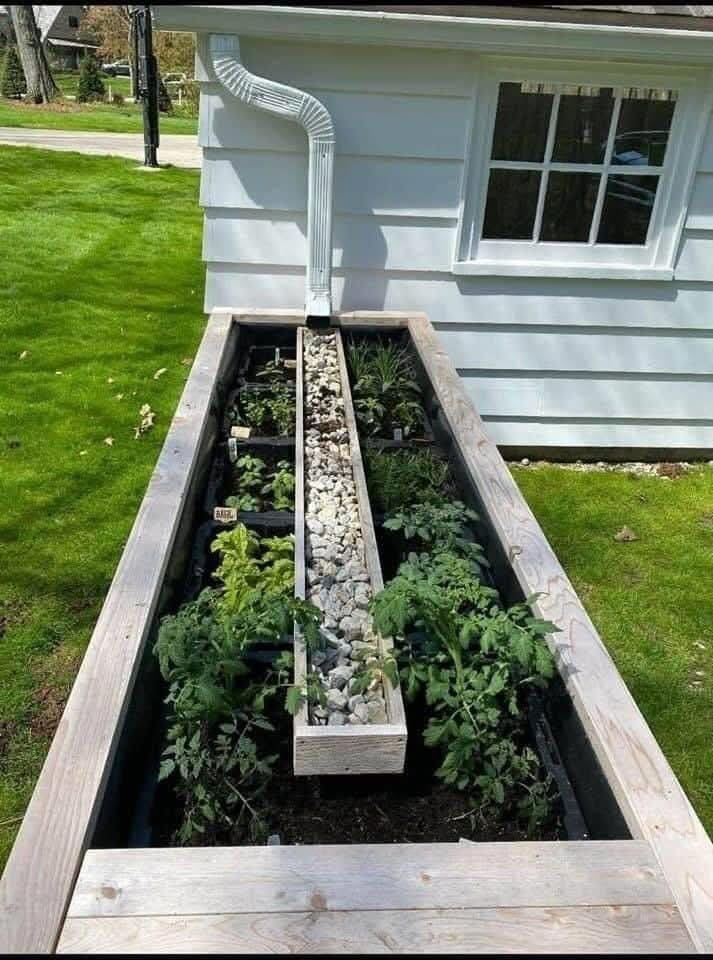 Downspout-to-Garden Irrigation Box