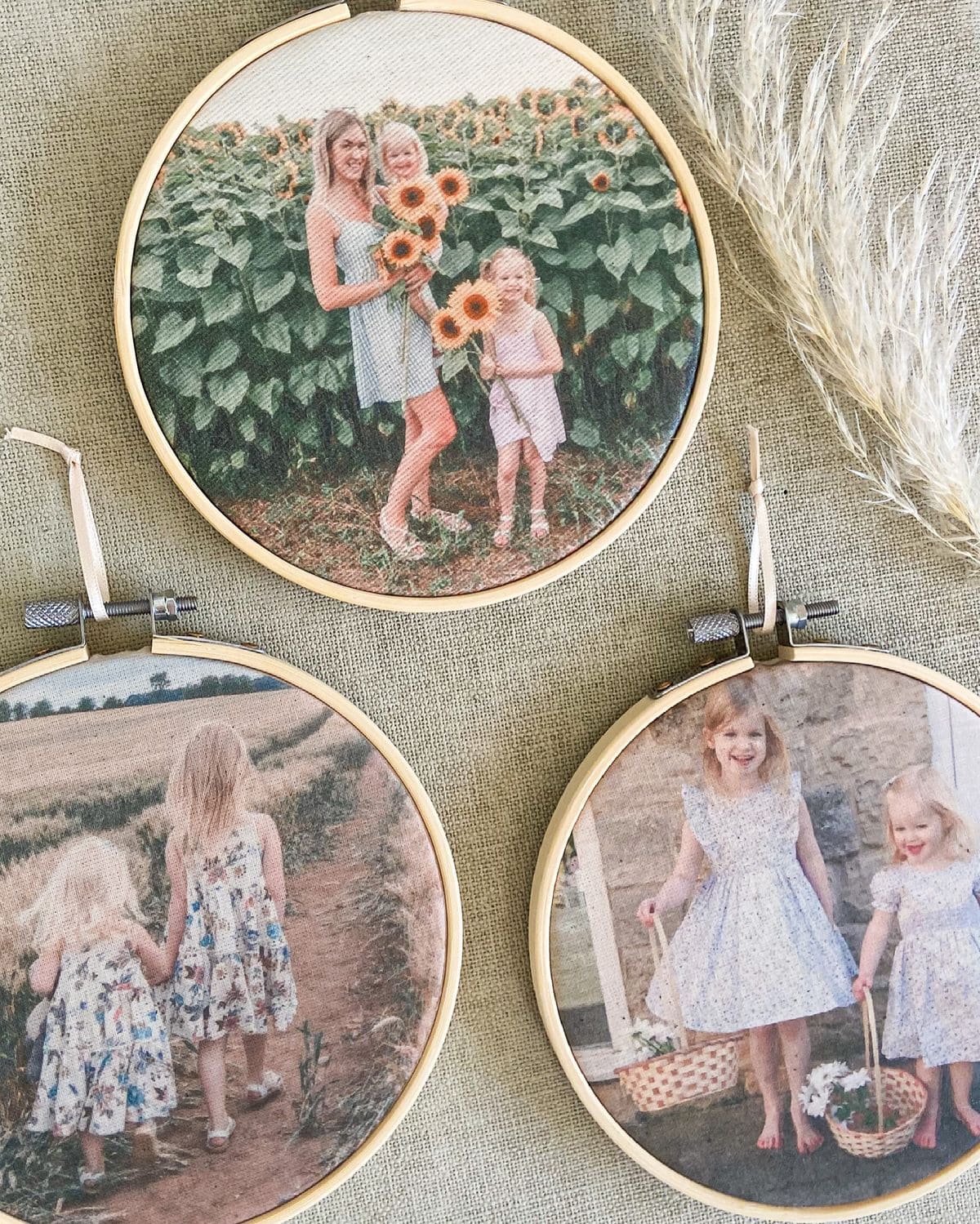 Embroidery Hoop Photo Art 1