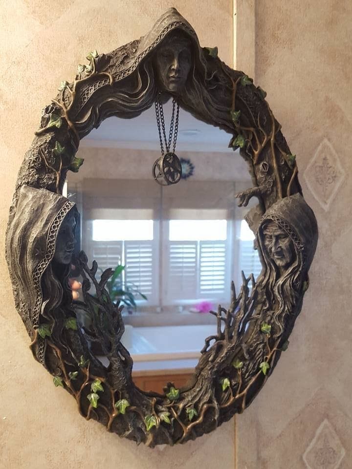 Enchanted Forest Spirit Mirror