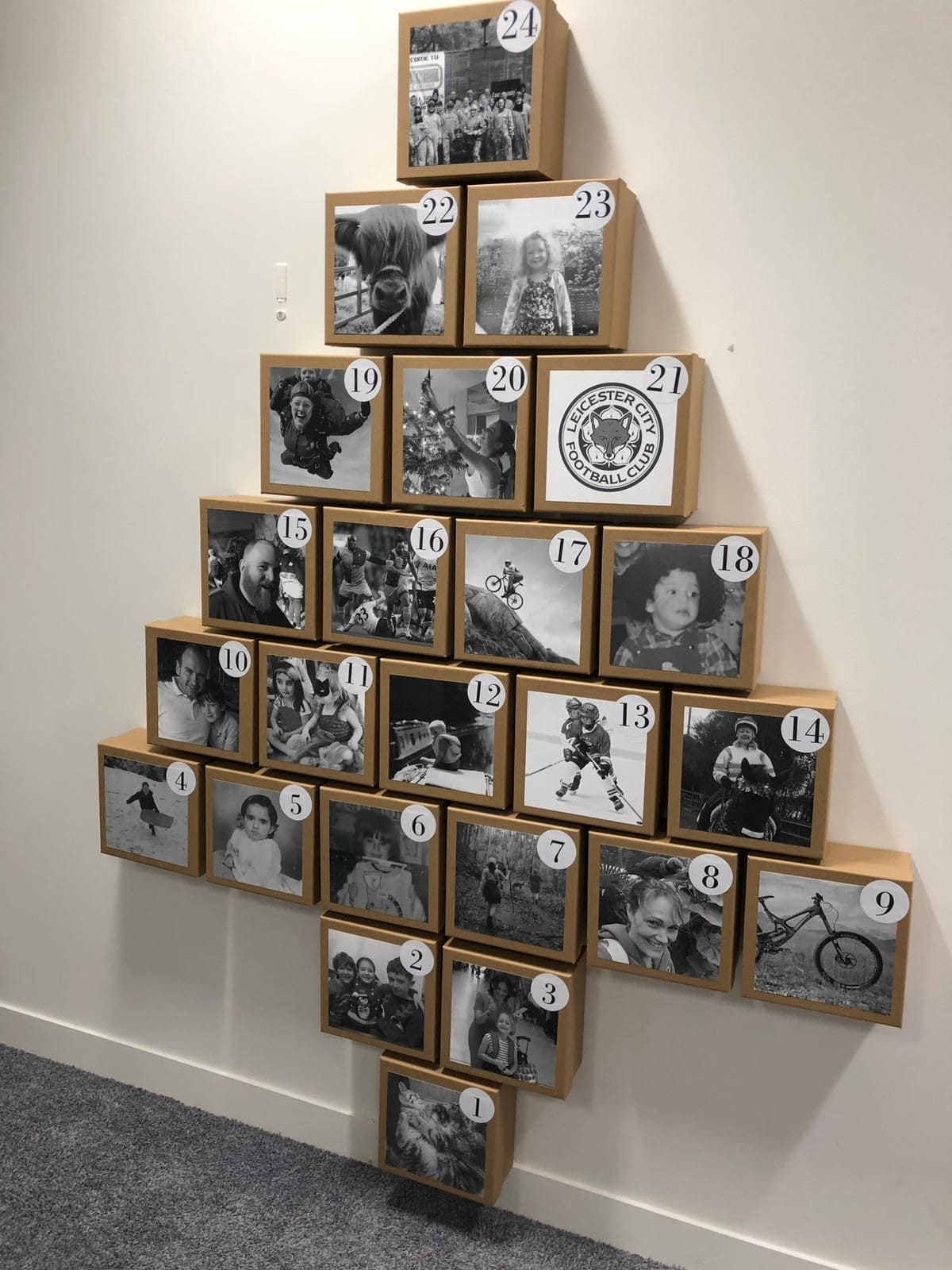 Family Photo Advent Calendar