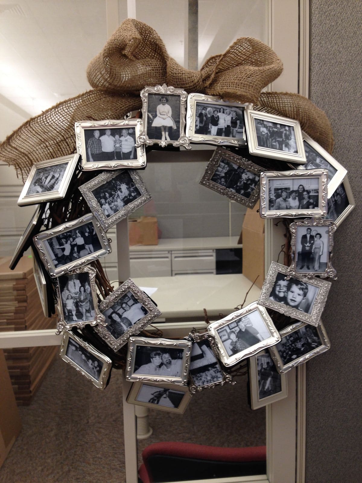 Family Photo Wreath