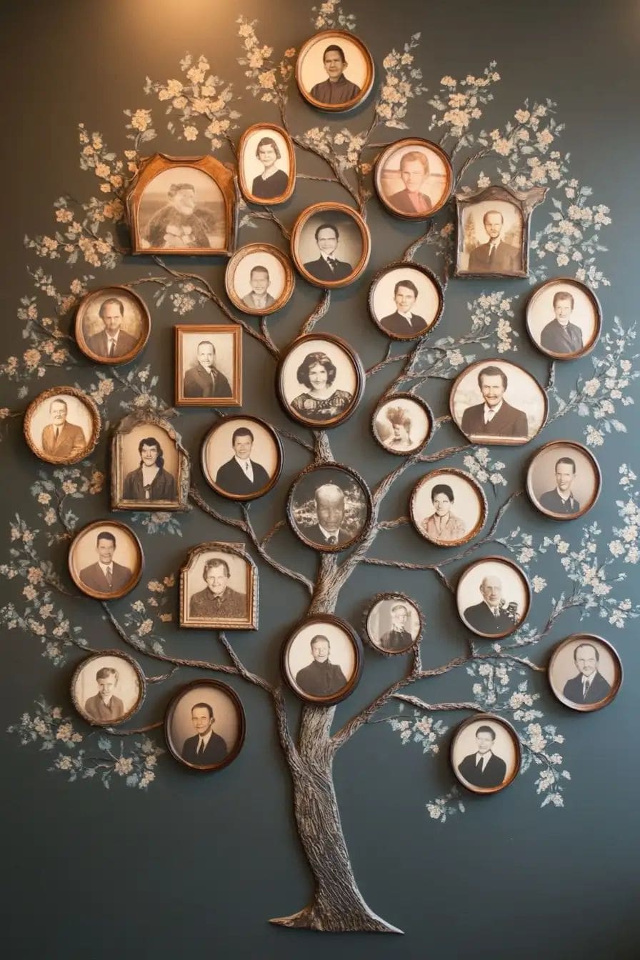 Family Tree Wall Display