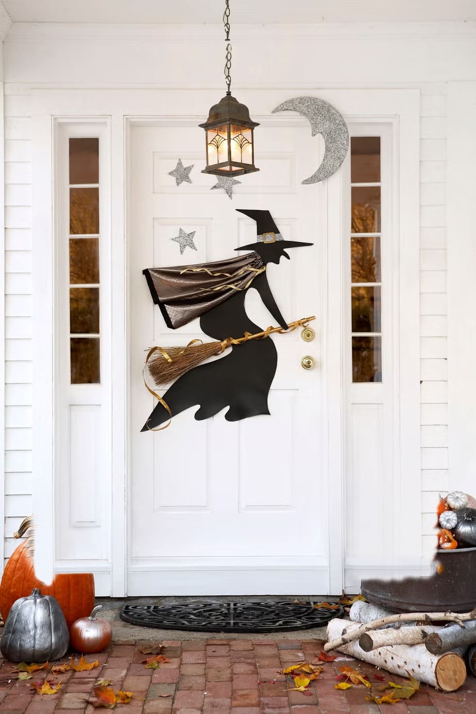 Flying Witch Under the Moon Door