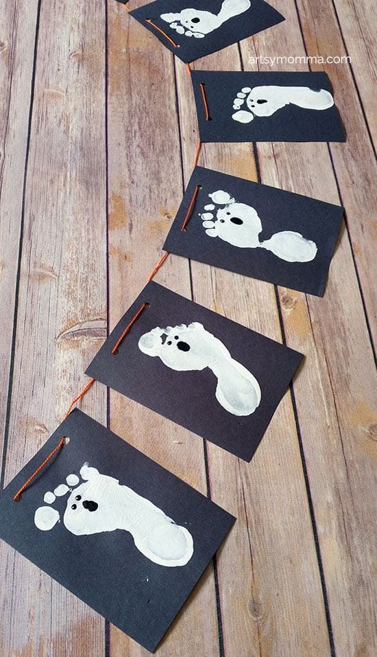 20+ Adorable Halloween Footprint Crafts You’ll Want to Keep Forever