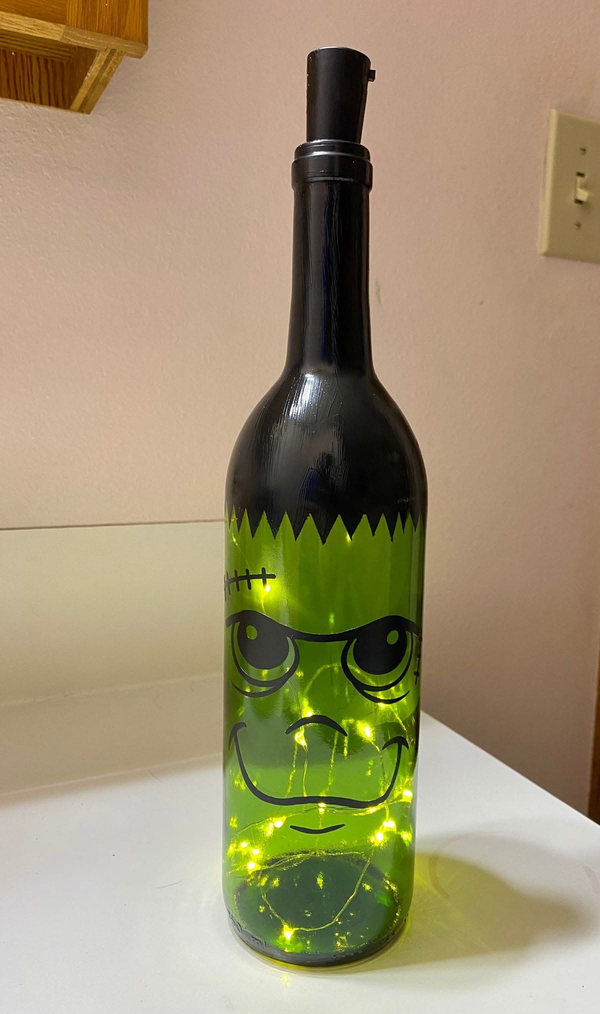 Frankenstein Bottle Lamp