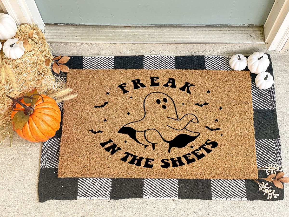 Freak in the Sheets Ghost Doormat