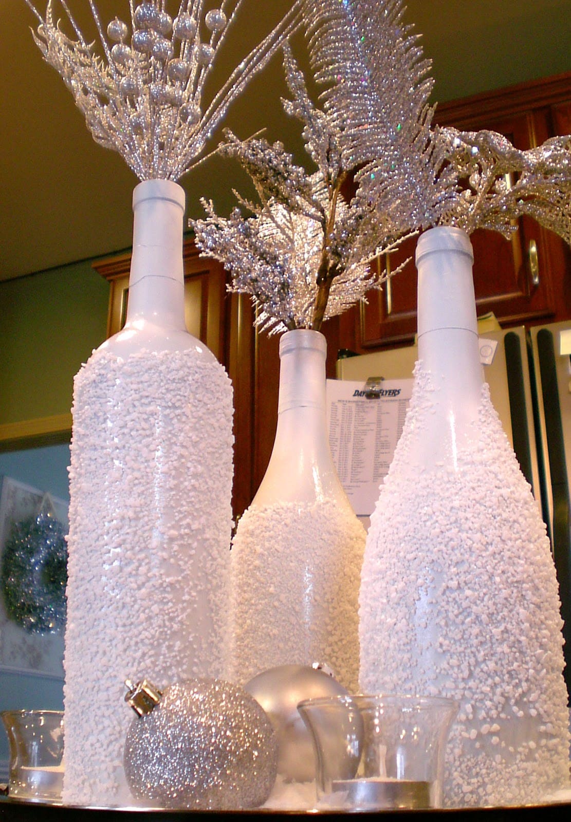 Frosted Winter Wonderland Bottles