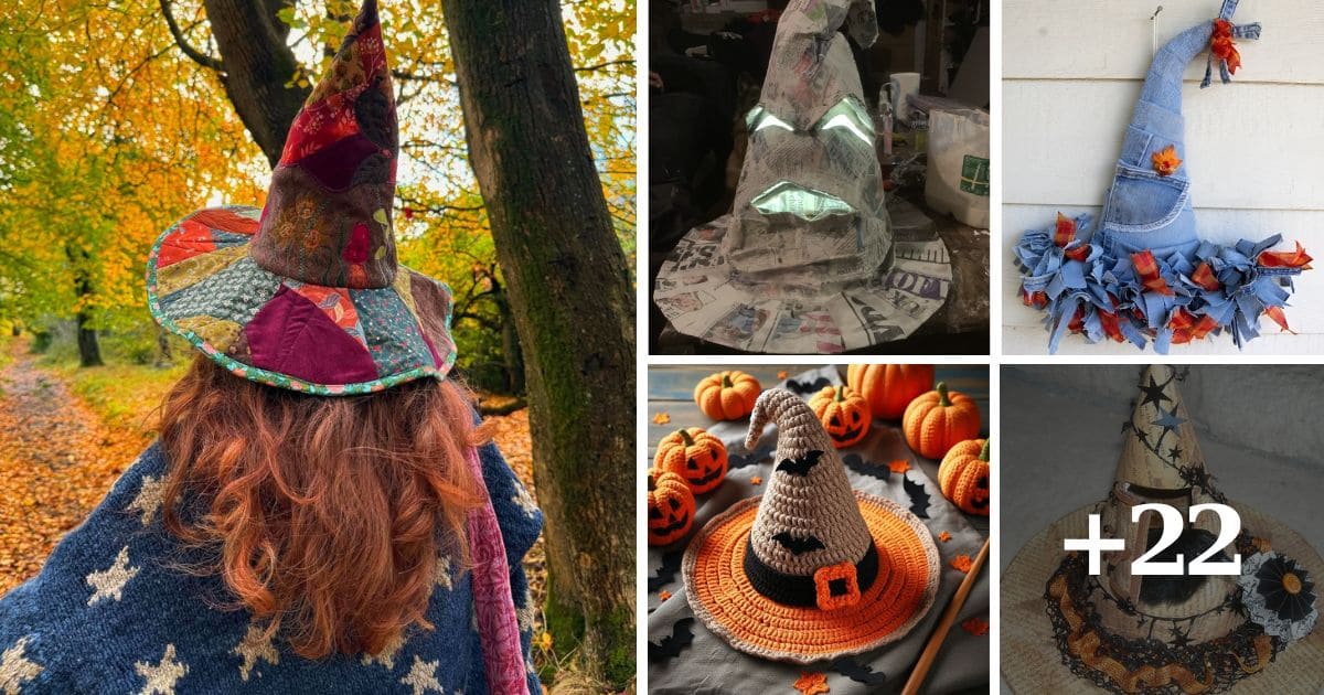 26 DIY Witch Hat Ideas with Tutorials That’ll Instantly Elevate Your ...