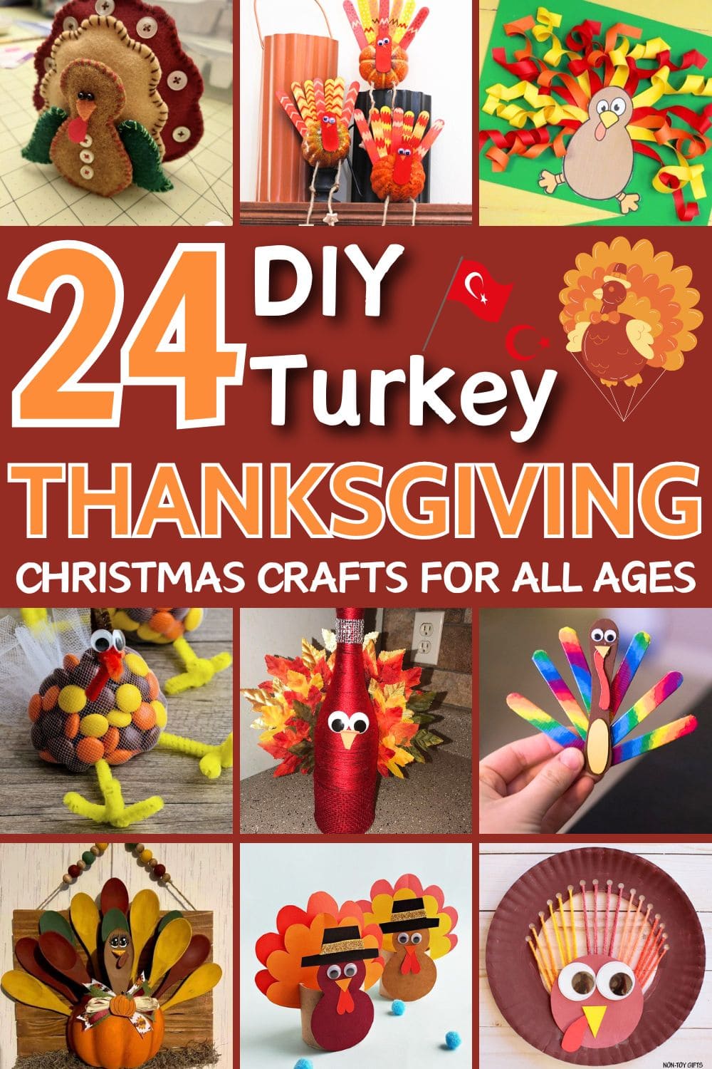 24 Charming Turkey Craft Ideas to Make Your Thanksgiving Extra Memorable
