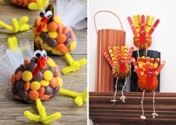 24 Charming Turkey Craft Ideas to Make Your Thanksgiving Extra Memorable