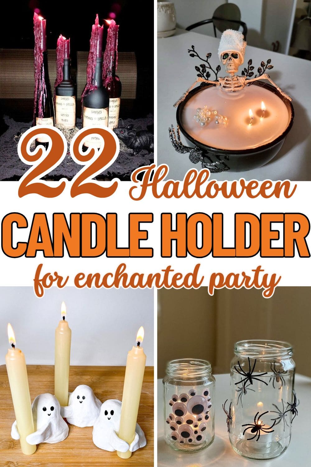 22 Spine-Chilling Yet Stylish DIY Candle Holders to Glow Up Halloween Night
